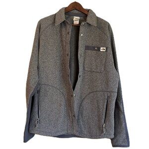 THE NORTH FACE Gordon Lyons Shacket Jacket Coat Heather/Asphalt Gray Size MED